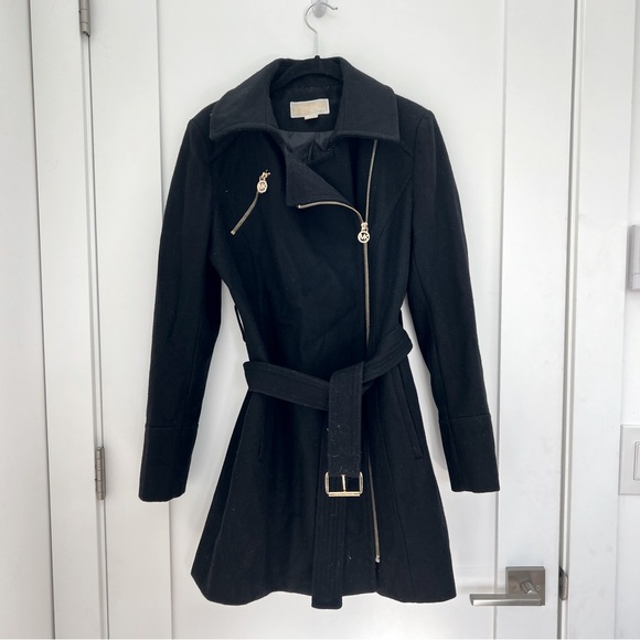 MICHAEL Michael Kors Jackets & Blazers - Flash sale!⚡️Michael Kors Black Wool Blend Coat